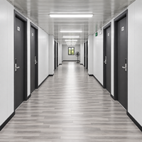 Maison conteneur pliable moderne à deux étages, bâtiment modulaire pour projets de bureaux et logements locatifs