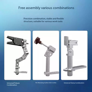 Penjepit Cangkir Hisap Lengan Robot Basis Universal Braket Putar Multi-sendi Batang Pengikat Lengan Lentur Sudut Dapat Disesuaikan - Product Image 2