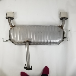 Silenciador de escape de acero inoxidable para accesorios de coche de alta calidad de bajo precio para Kia Sportage 2-WHEEL-DRIVE con doble punta - Product Image 2