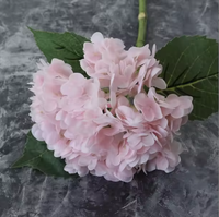 Hydrangées artificielles de haute qualité, toucher réaliste, en latex, grande tête, vert et blanc, fleurs d'hortensia pour décoration de mariage