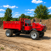 Camion benne agricole diesel fiable pour le transport de marchandises, benne hydraulique avec transmission 4x4, capacité de charge de 2-3 tonnes
