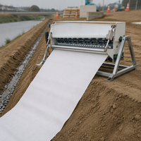 Tissu géotextile non tissé pour la stabilisation des sous-sols de construction routière, vente en gros
