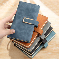 Hochwertiges A6 Tragbares Mini-Taschenformat PU-Leder Notizbuch mit Individuellem Logo Fabrikdruck Fadenheftung für Büro und Schule