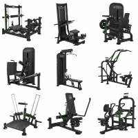 Máquina de remo vertical comercial para ejercicios de espalda, con asiento, de acero de seguridad, para remo y tracción vertical