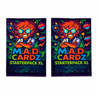 Pochette d'emballage pour cartes avec logo personnalisé, scellée à chaud, en plastique, pour cartes de jeu, pochette oreiller