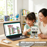 Kit de Robot Educativo Tscinbuny Panda, Kit de Programación Gráfica DIY para Adultos y Niños, Kit de Robot DIY para Arduino