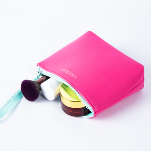 BSCI Custom Print <b>Small</b> Neoprene Pouch Maquillaje Bolsas <b>Travel</b> Makeup Clutch Beauty <b>Bag</b> Silicone Cosmetic <b>Bags</b> - Product Image 2