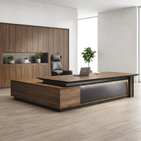 Mesa de la oficina del gerente mesa de la oficina del nuevo diseño escritorio de la oficina muebles comerciales modernos escrito
