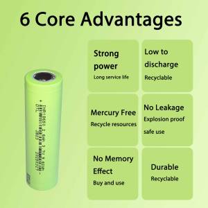 Baterai 21700 Ion litium silinder kapasitas besar 3.7V 18650 Li-ion 2600mAh-4500mAh pilihan sel isi ulang dengan 4000mAh - Product Image 5