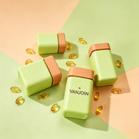 Flacon carré en verre dépoli vert avec bouchon CR, finition dégradée mate, pour compléments alimentaires, pilulier, 60ml 90ml 120ml, emballage santé