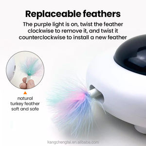 ของเล่นแมวอิเล็กทรอนิกส์แบบมี USB ชาร์จได้ของเล่นสำหรับแมวแบบอินเทอร์แอคทีฟสำหรับแมว - Product Image 5