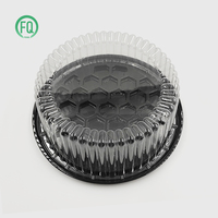 Boîte à gâteau en dôme réutilisable de qualité alimentaire, personnalisable, plusieurs tailles, transparente, ronde, pour la livraison de gâteaux