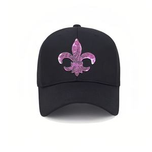Iron On Sequin Fleur-De-Lis Logo Gorra de béisbol - Product Image 4
