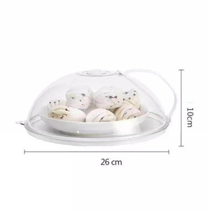 Couvre-plat anti-éclaboussures pour <span class=keywords><strong>micro</strong></span>-<span class=keywords><strong>ondes</strong></span> avec poignée, en plastique, pour la cuisine, protection contre les éclaboussures de nourriture sur la table, 2025 - Product Image 2