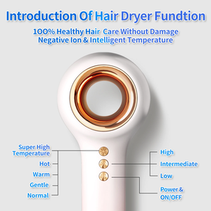 Sèche-cheveux silencieux pour les voyages-Moteur à grande vitesse pour un séchage sans dommage - Product Image 5