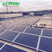 Corigy Supports de montage de panneaux solaires lestés à toit plat Système de rayonnage solaire hors réseau