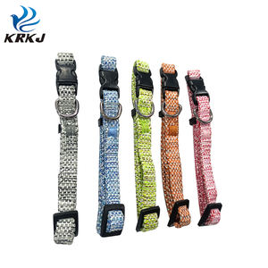 TC1001 12er Pack Set Baumwoll leinen atmungsaktives Material verstellbare <span class=keywords><strong>funky</strong></span> Hunde halsbänder für Katzen - Product Image 3