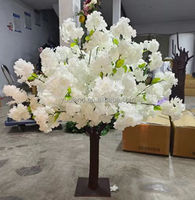 E Hochzeits dekor Tischplatte Gefälschtes Herzstück Sakura Tree 4ft Kleiner Kunststoff Künstlicher Kirschblüten blumen baum für Hochzeits tisch