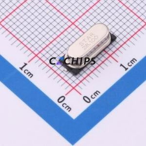 SWXJPBCVE0-28.100000 Crystal (Passive) HC-49S-SMD Crystal Oscillator SMD Crystal Oscillator 28.1MHz 20ppm 30pF - Product Image 1