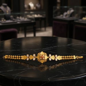 Stylish <b>Antique</b> <b>Gold</b> Fine Charm Bracelet Fashionable Trendy Wrap Design <b>Bangles</b> Premium Ethnic Wrist Accessories Wholesale - Product Image 3