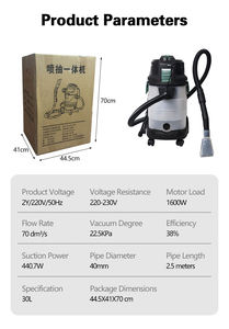 Machine professionnelle d'extraction de tapis pour le nettoyage intérieur des voitures, des toits et des sièges - Product Image 4