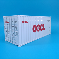 Porte-stylo en forme de conteneur maritime OOCL Orient Overseas Container Line de 20 cm, boîte de rangement, cadeau promotionnel, logo personnalisé, OEM