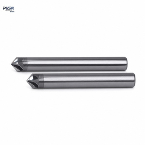 TiAIN-beschichteter Hartmetall-Fasenfräser <span class=keywords><strong>UP210</strong></span> D10 120 Grad V-Nut-Fräser für Gusseisen - Product Image 1