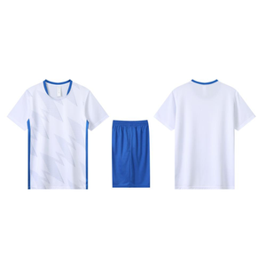 Ensemble de maillots de football personnalisés imprimés par transfert thermique 100% polyester, vêtements de sport à séchage rapide pour les clubs et les supporters, unisexe, toutes saisons - Product Image 1