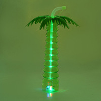 Vente en gros 600ml Promotion Vente en gros LED Palm Slush Yard Tasses Frozen Magic Drinking Bottle Daiquiri Bar