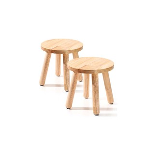 Bằng Gỗ Bước Phân Phù Hợp Với Cảm Giác Bảng Đa Mục Đích Ghế Rắn Vòng Nhỏ Ghế Bốn Chân Ngồi Phân Cho Phòng Ngủ - Product Image 2