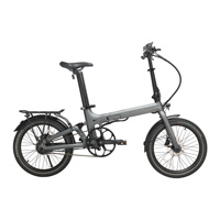 Vélo électrique pliable en fibre de carbone de 20 pouces, 250W, transmission par courroie, moteur central, batterie cachée, léger, pour les trajets urbains, vélo électrique OEM