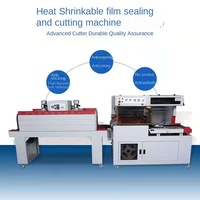Machine d'emballage thermorétractable automatique en L Xinmao pour sceller et couper les boîtes à lunch, scelleuse de film plastique 220V