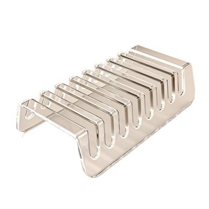 Transparent Multi Device Stand For Phone <b>Tablet</b> Charging Desktop Organizer U Shaped <b>Holder</b> - Product Image 5