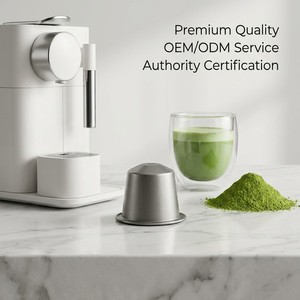Private Label Organic Matcha Green Tea Pods Aluminum Capsules Nespresso Compatible Stone Ground Matcha Wholesale Supplier - Product Image 3