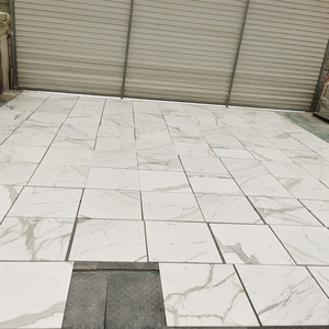 Dalles de marbre blanc Calacatta de haute qualité, luxe, Italie, revêtement mural, décoration d'hôtel, carreaux de pierre naturelle, carrelage de sol en marbre intérieur - Product Image 1