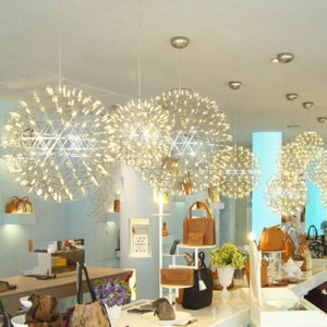 โคมไฟแขวนทรงกลม LED สไตล์มินิมอลสมัยใหม่ ขั้ว E27 หัวเดียว สำหรับวิลล่า ห้องนั่งเล่น บาร์ โรงแรม - Product Image 4