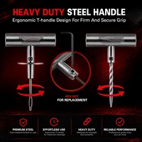 Kit de réparation de pneus universel 36 pièces avec bouchons, professionnel et robuste pour la réparation des crevaisons, pack économique, kit de bouchons pour pneus