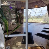 Tente de dôme d'igloo de grande arène sportive dôme de yoga luxueux de 10m extérieur