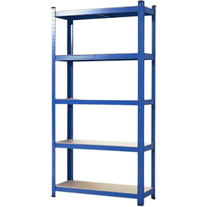 <span class=keywords><strong>Étagère</strong></span> de stockage multi-niveaux robuste sans boulons, en acier, pour entrepôt industriel, hauteur réglable, 4 <span class=keywords><strong>étagère</strong></span>s en métal - Product Image 1