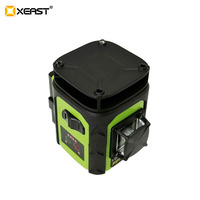 Niveau laser vert industriel Fukuda MW-94D-4GJ 4D 16 lignes, 360° vertical et horizontal, mode extérieur, rotation automatique, 3 mm/10 m