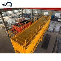 Silo à ciment horizontal portable de 55 m³, directement de l'usine, pour les projets de construction