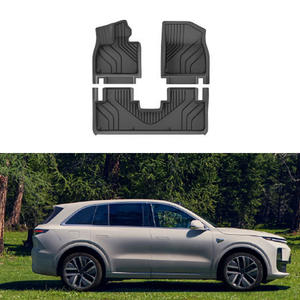 Tapis de sol spéciaux en TPE pour Li Auto L6 avec surface en tapis peluche double couche - Tapis de coffre de voiture - Tapis de sol intérieur - Product Image 1