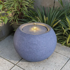 Luces LED Fuente <span class=keywords><strong>de</strong></span> agua Decoración <span class=keywords><strong>de</strong></span> jardín al aire libre con características <span class=keywords><strong>de</strong></span> resina y mármol para estanques Piscinas <span class=keywords><strong>Plantas</strong></span> Paisajismo - Product Image 4