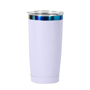 Tazza Termica da Auto in Acciaio Inox 304 a Doppia Parete, 20oz, con Incisione Laser e Placcatura Arcobaleno, per Viaggi e Caffè all'Aperto, con Coperchio - Product Image 2