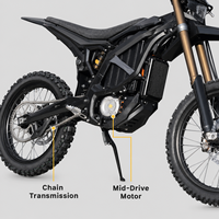 Vélo de montagne électrique 21 kW avec batterie au lithium, cadre en aluminium, autonomie de 30 à 45 km et freins à disque hydrauliques