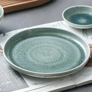 北欧精美中国陶瓷餐具餐具套装，欧洲意大利厨房Crocery大理石设计瓷盘餐具 ^