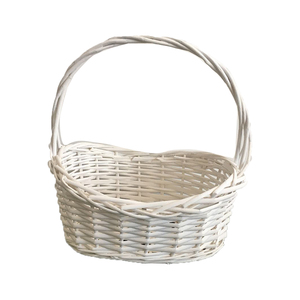 Set di 3 Cesti Portaoggetti in <span class=keywords><strong>Vimini</strong></span> Bianchi con Manico per Uso in Cucina e Idee Regalo Natalizie - Product Image 5