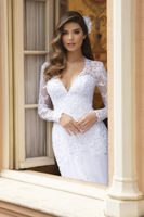 Sirène africaine longue queue robes de mariée luxe perlé broderie femmes dentelle blanche robes de mariée 2023 robe de soirée