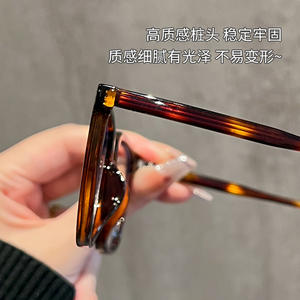 Montures de lunettes Danyang 86012, rectangulaires, monture intégrale, pour femmes, anti-lumière bleue, verres PC, TR90 léger - Product Image 2