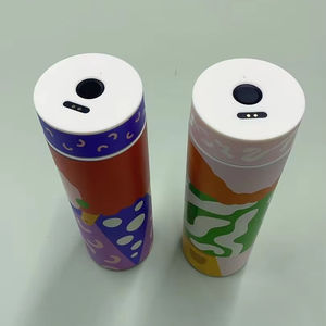 टच-टू-ओपन कप फिंगरप्रिंट लॉक की बोतल लीक-प्रूफ थर्मोमोस फिंगरप्रिंट लॉक के साथ स्टेनलेस स्टील स्मार्ट पानी की बोतल - Product Image 2